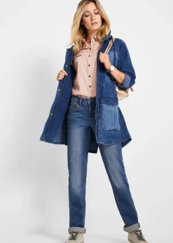 Clearance Vaqueros straight, mid waist, elásticos Mujer Vaqueros