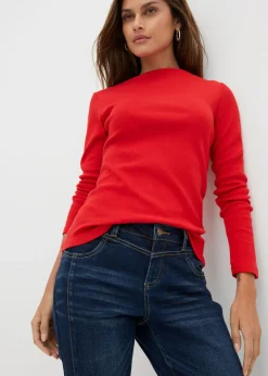 Clearance Vaqueros straight, mid waist Mujer Tallas Pequeñas|Novedades