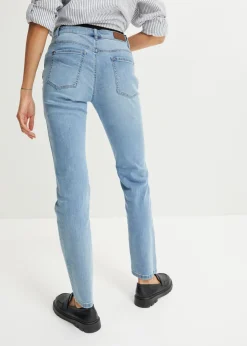 Hot Vaqueros straight, mid waist, elásticos Mujer Vaqueros