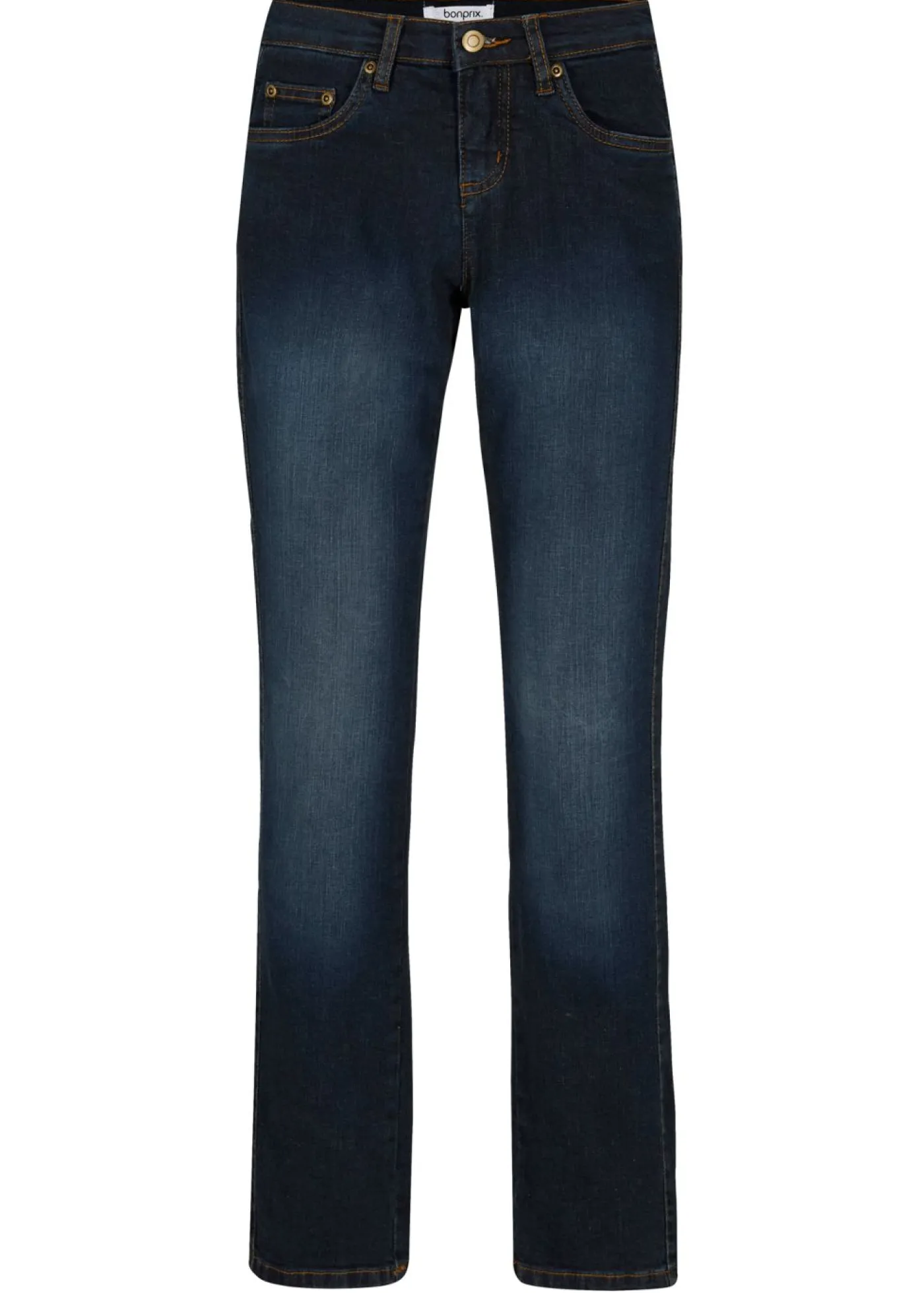 Sale Vaqueros straight, mid waist, elásticos Mujer Tallas Pequeñas|Novedades