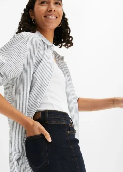 Sale Vaqueros straight, mid waist, elásticos Mujer Tallas Pequeñas|Novedades