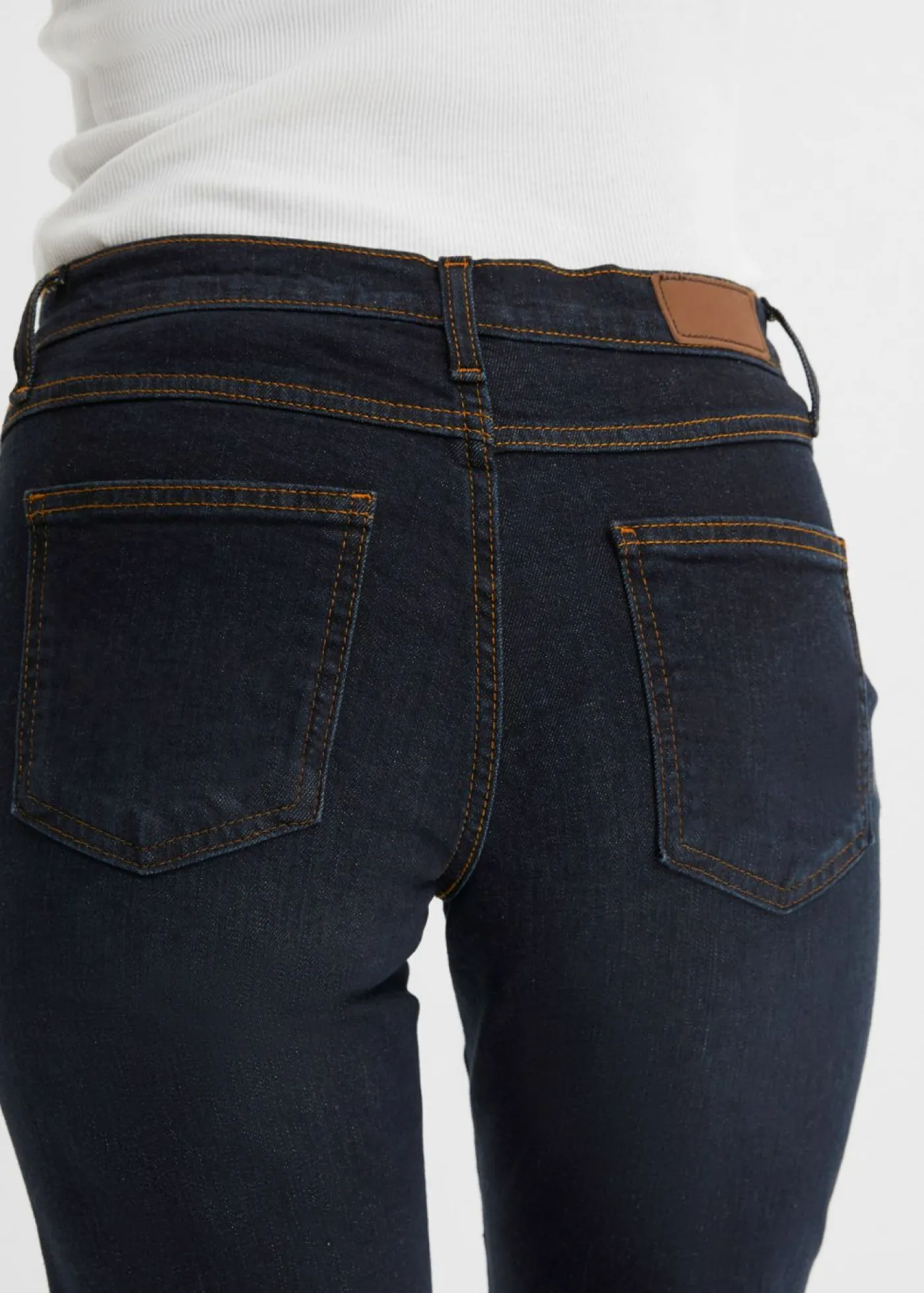 Sale Vaqueros straight, mid waist, elásticos Mujer Tallas Pequeñas|Novedades