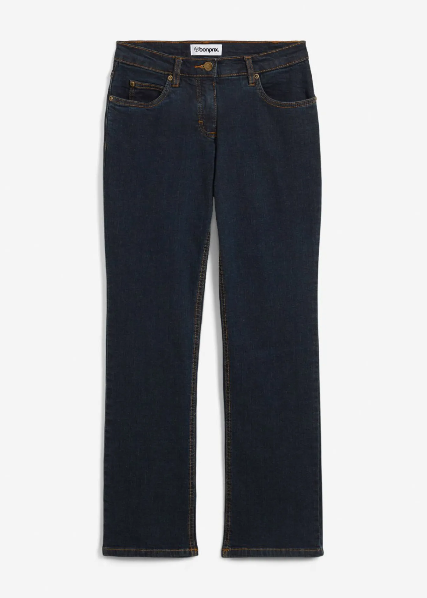 Vaqueros straight, mid waist, elásticos Mujer Vaqueros