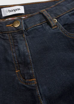Vaqueros straight, mid waist, elásticos Mujer Vaqueros