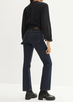 Vaqueros straight, mid waist, elásticos Mujer Vaqueros