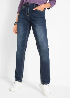Online Vaqueros straight, mid waist, elásticos Mujer Vaqueros