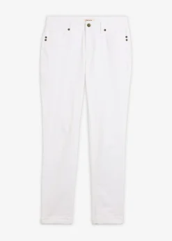Outlet Vaqueros straight, mid waist, elásticos Mujer Tallas Pequeñas|Vaqueros