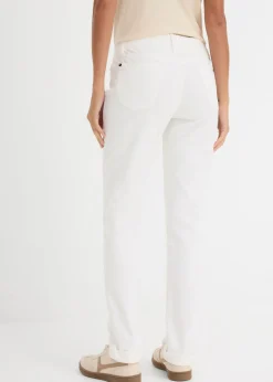 Outlet Vaqueros straight, mid waist, elásticos Mujer Tallas Pequeñas|Vaqueros