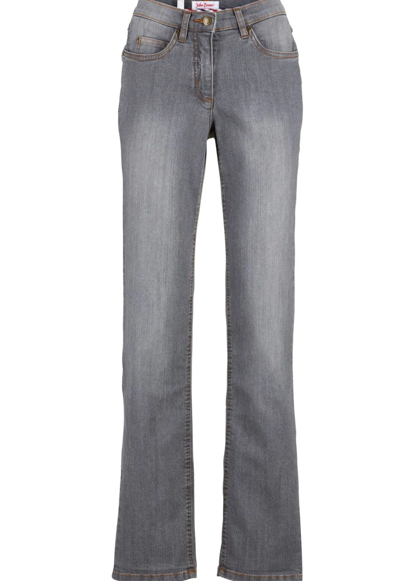 Best Vaqueros straight, mid waist, elásticos Mujer Tallas Pequeñas|Novedades