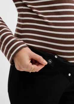 Hot Vaqueros superelásticos premamá 2 en 1 con corte slim para durante y después del embarazo Mujer Premamá