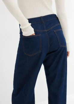 Clearance Vaqueros tipo balloon con talle medio Mujer Vaqueros|Tallas Pequeñas