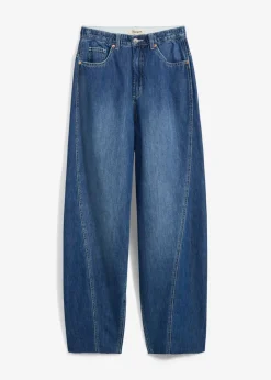 Hot Vaqueros tipo balloon, high waist, súper suaves Mujer Vaqueros
