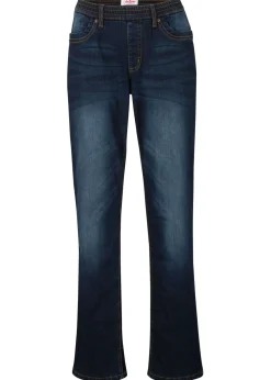 Clearance Vaqueros térmicos con talle medio y corte recto Mujer Vaqueros|Ropa Térmica