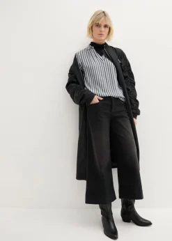 Outlet Vaqueros ultrasuaves de corte capri, culotte Mujer Vaqueros|Novedades