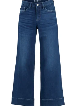 Outlet Vaqueros ultrasuaves de corte capri, culotte Mujer Vaqueros|Novedades