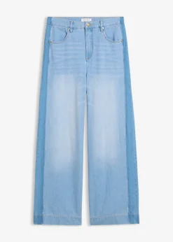 Outlet Vaqueros, wide leg, high waist, de algodón Mujer Vaqueros|Novedades