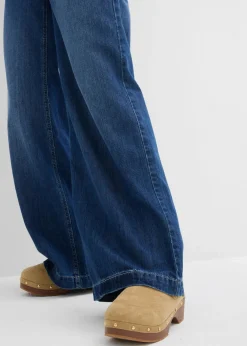 Hot Vaqueros wide-leg, high waist, súper suaves Mujer Vaqueros