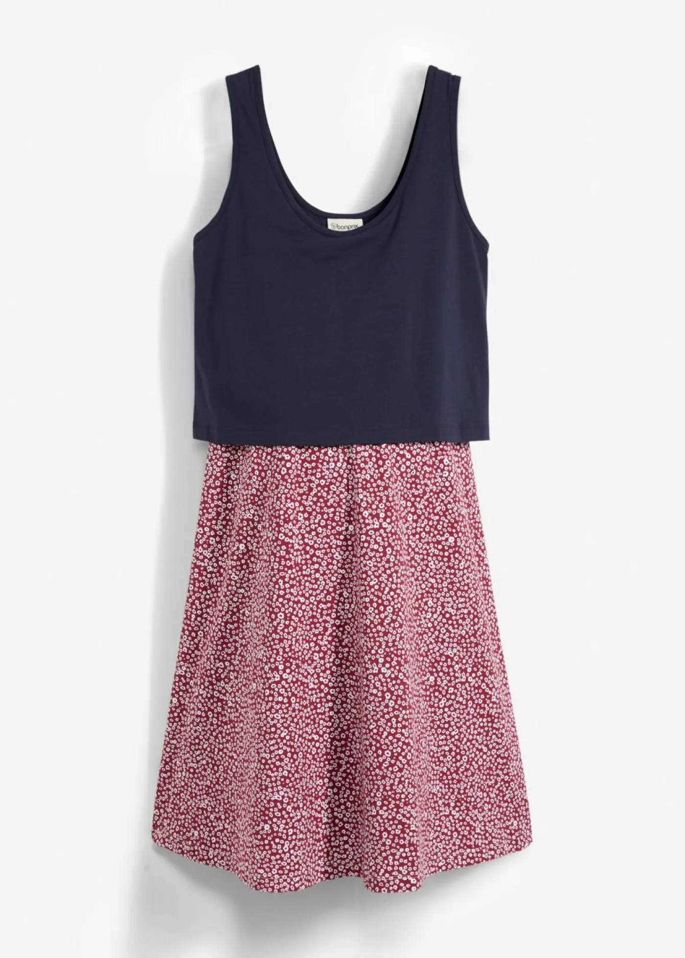 Vestido 2 en 1premamá y de lactancia de punto de algodón orgánico Mujer Premamá