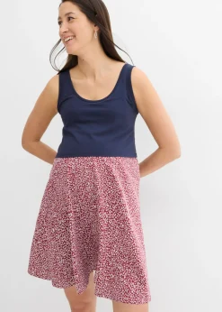 Vestido 2 en 1premamá y de lactancia de punto de algodón orgánico Mujer Premamá