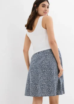 Best Vestido 2 en 1premamá y de lactancia de punto de algodón orgánico Mujer Premamá