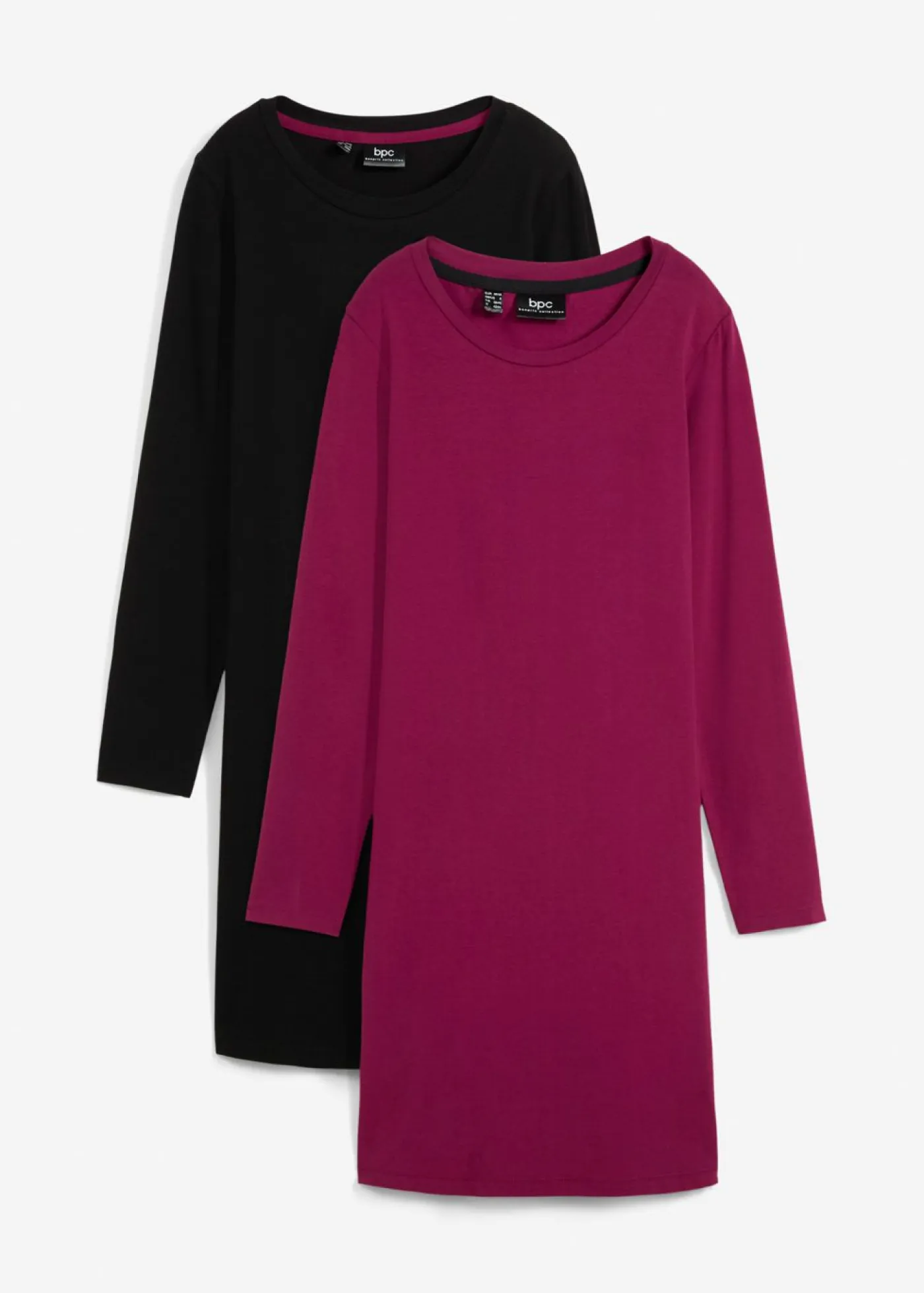 New Vestido ajustado de punto (2 unidades) Mujer Básicos|Vestidos
