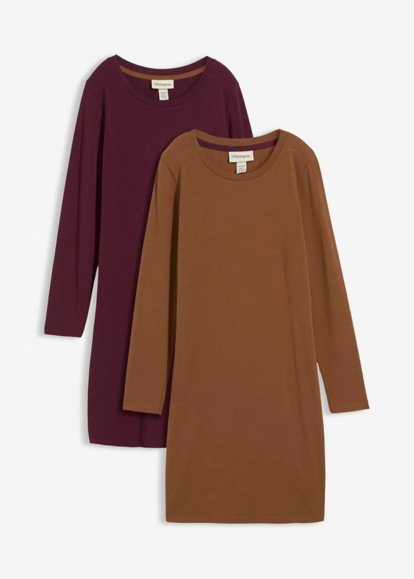 Sale Vestido ajustado de punto (2 unidades) Mujer Básicos|Vestidos