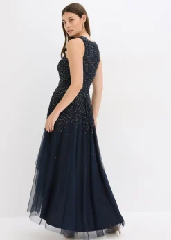 Sale Vestido asimétrico con bordado de lentejuelas Mujer Vestidos|Ropa Elegante