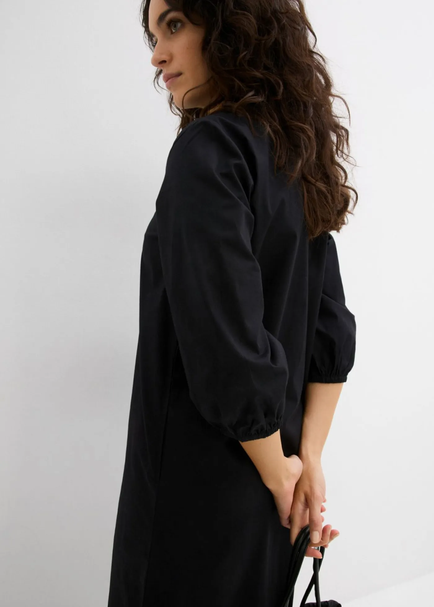 Sale Vestido camisera de algodón ligero Mujer Vestidos