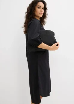 Sale Vestido camisera de algodón ligero Mujer Vestidos