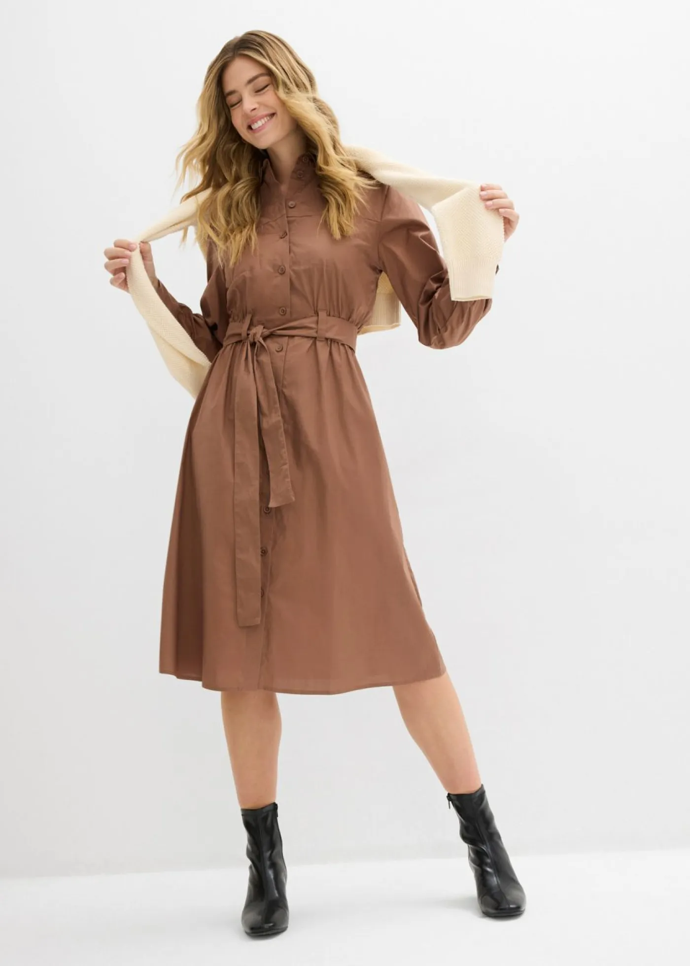 New Vestido camisero Mujer Vestidos