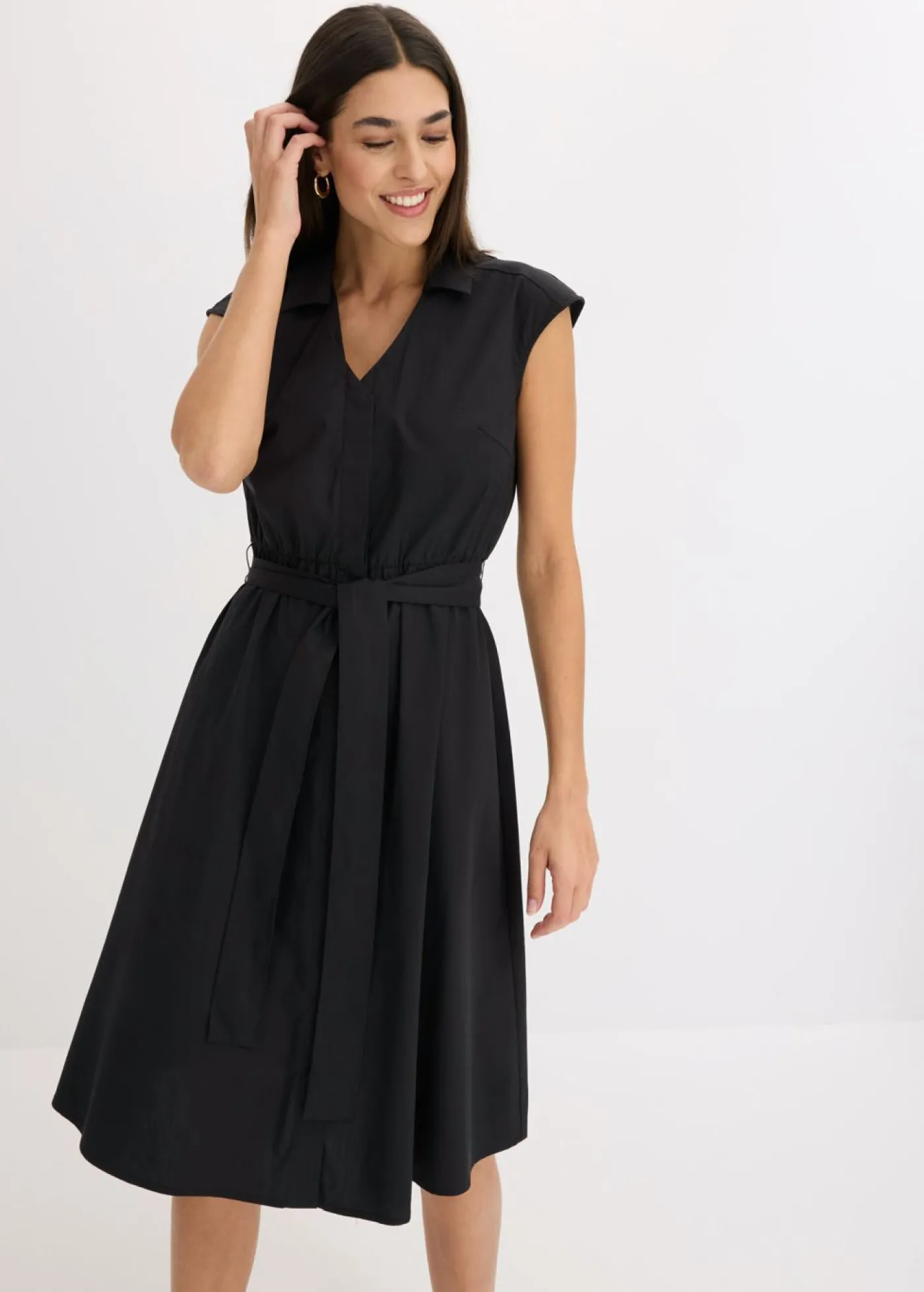 Best Vestido camisero con cinturón Mujer Vestidos