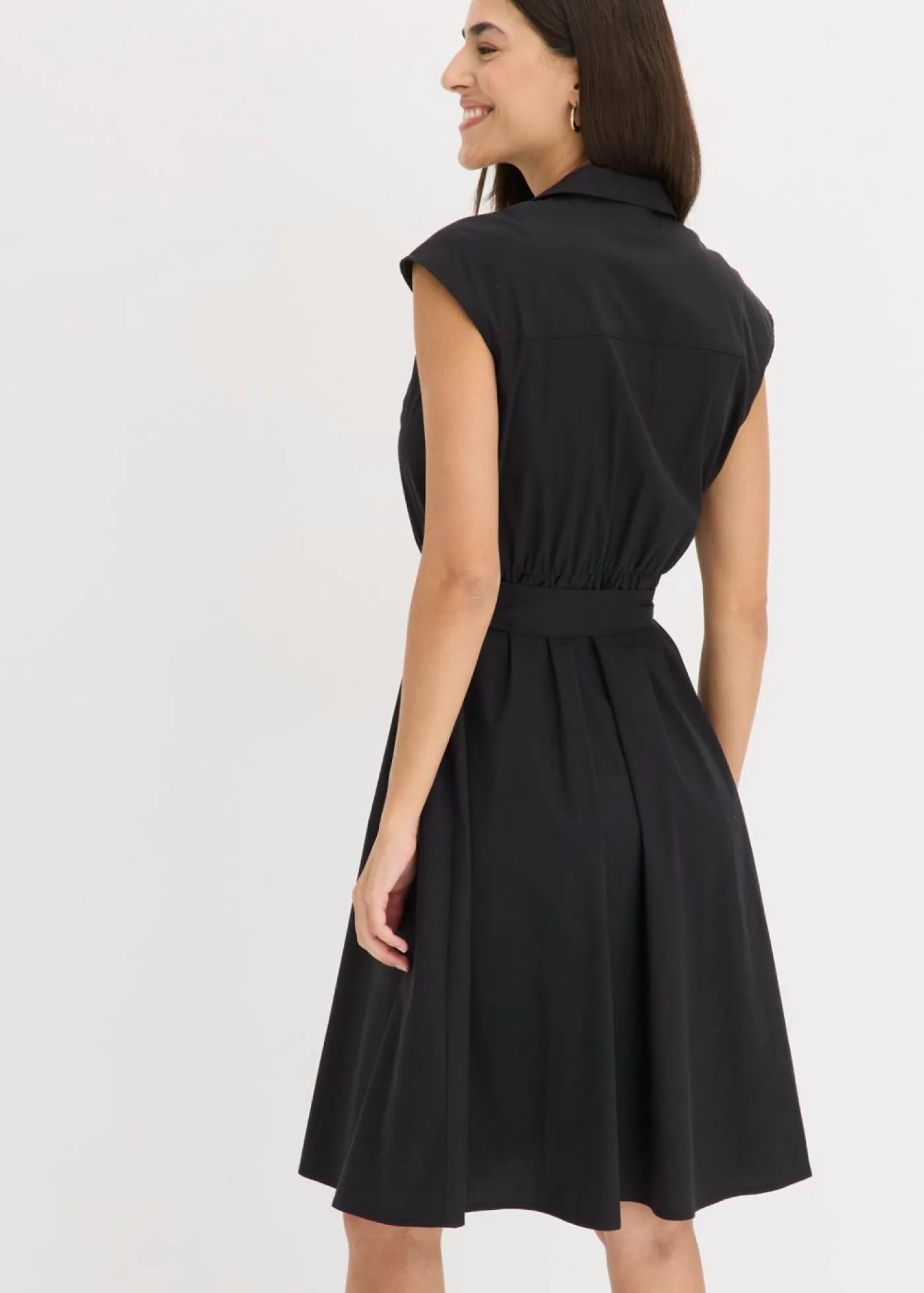 Best Vestido camisero con cinturón Mujer Vestidos