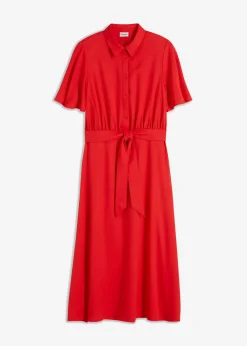 New Vestido camisero con cordón Mujer Vestidos