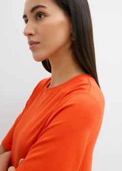Outlet Vestido camisero con corte en A en mezcla de viscosa Mujer Esenciales|Vestidos