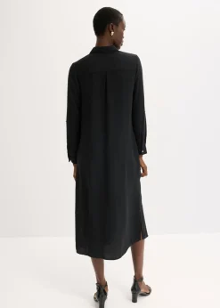 Clearance Vestido camisero con encaje en escalera Mujer Vestidos