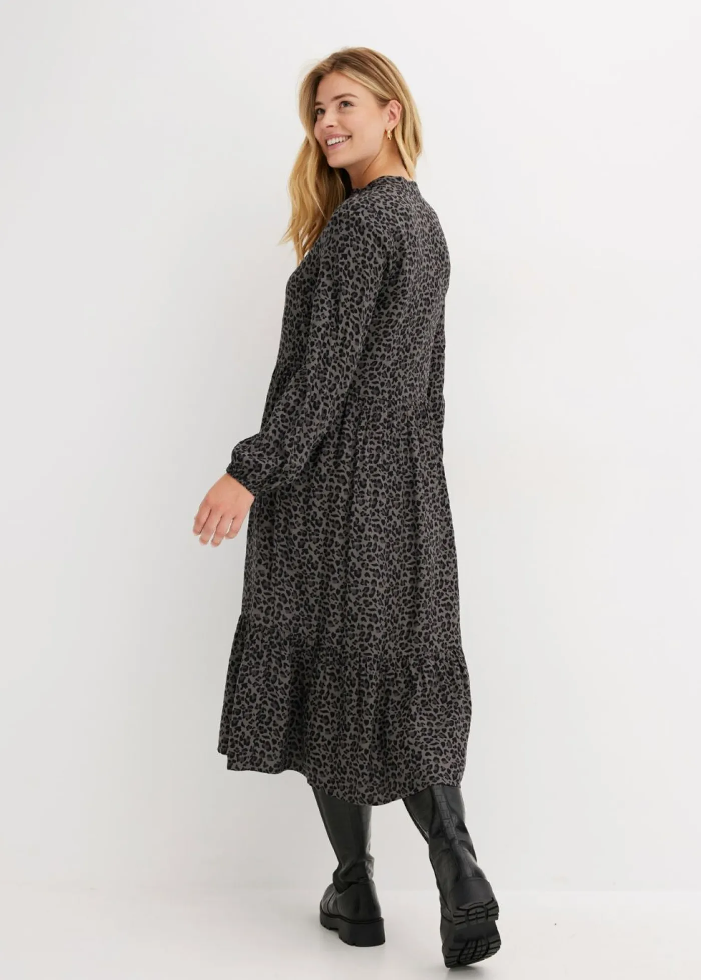Best Vestido camisero con estampado de leopardo Mujer Vestidos