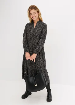 Best Vestido camisero con estampado de leopardo Mujer Vestidos