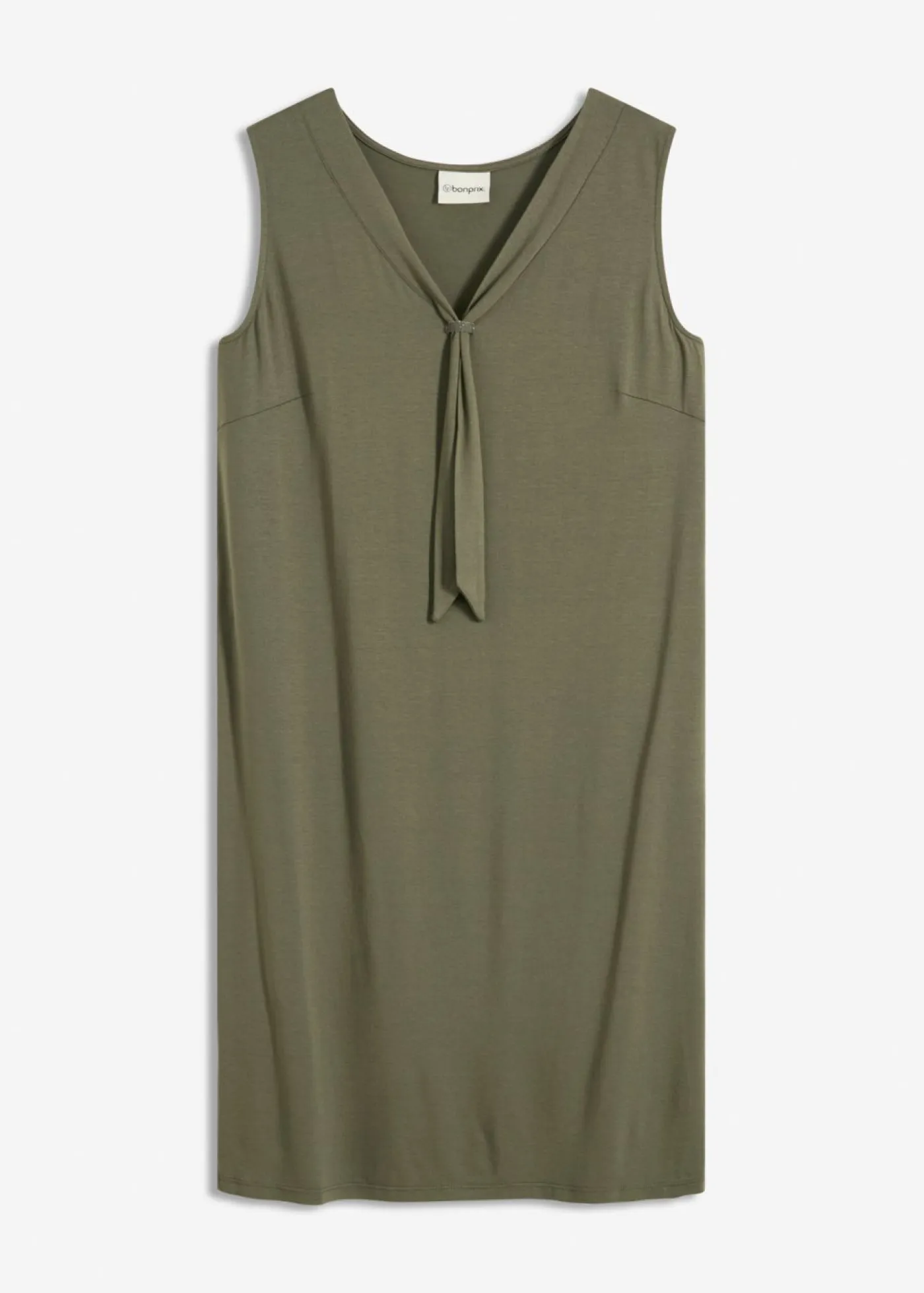 Vestido camisero con lazo Mujer Vestidos