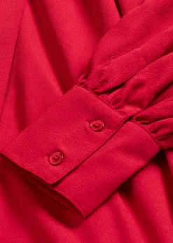 Clearance Vestido camisero con lazo en el cuello Mujer Vestidos