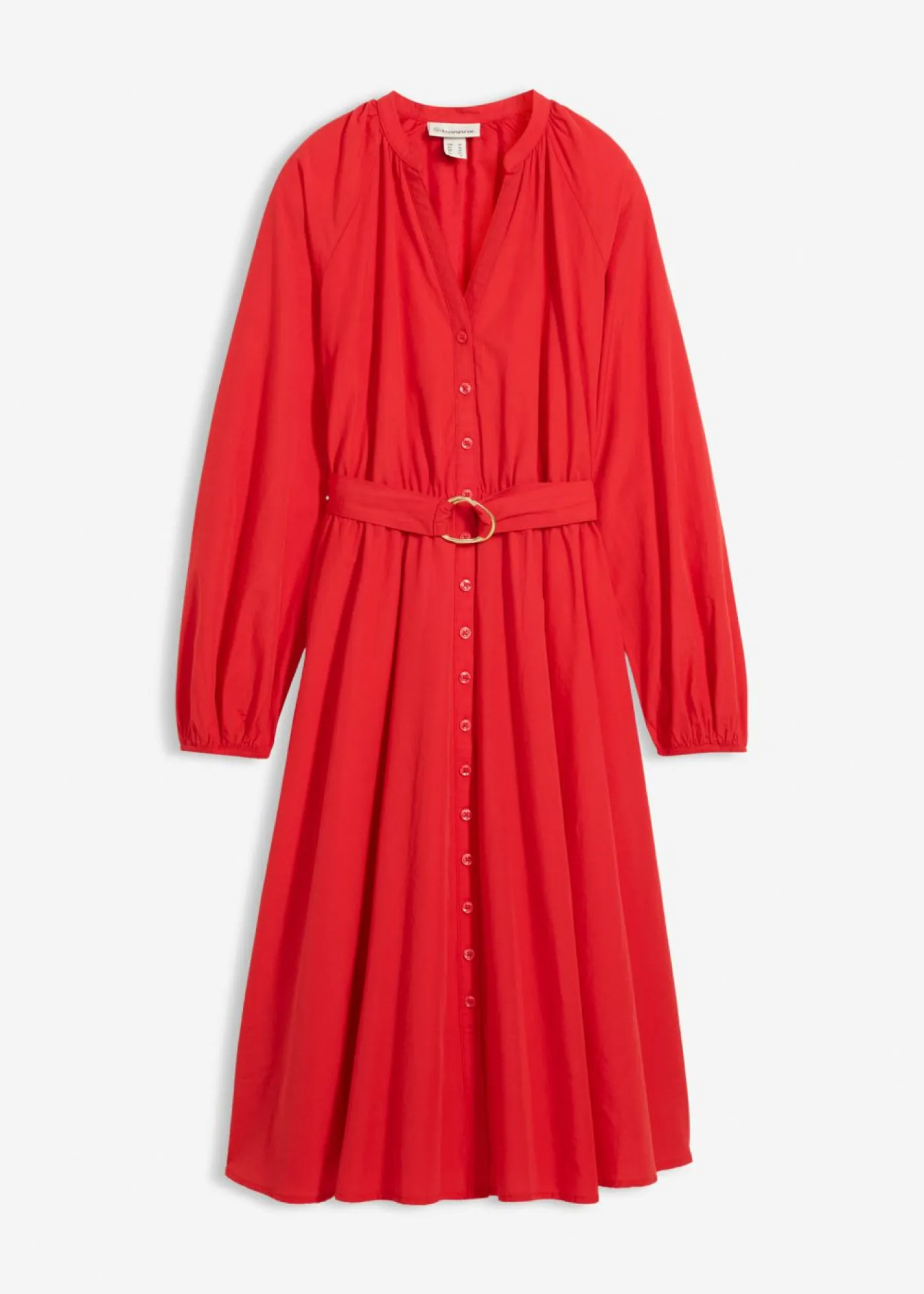 Discount Vestido camisero con parte de seda y cinturón Mujer Premium|Vestidos