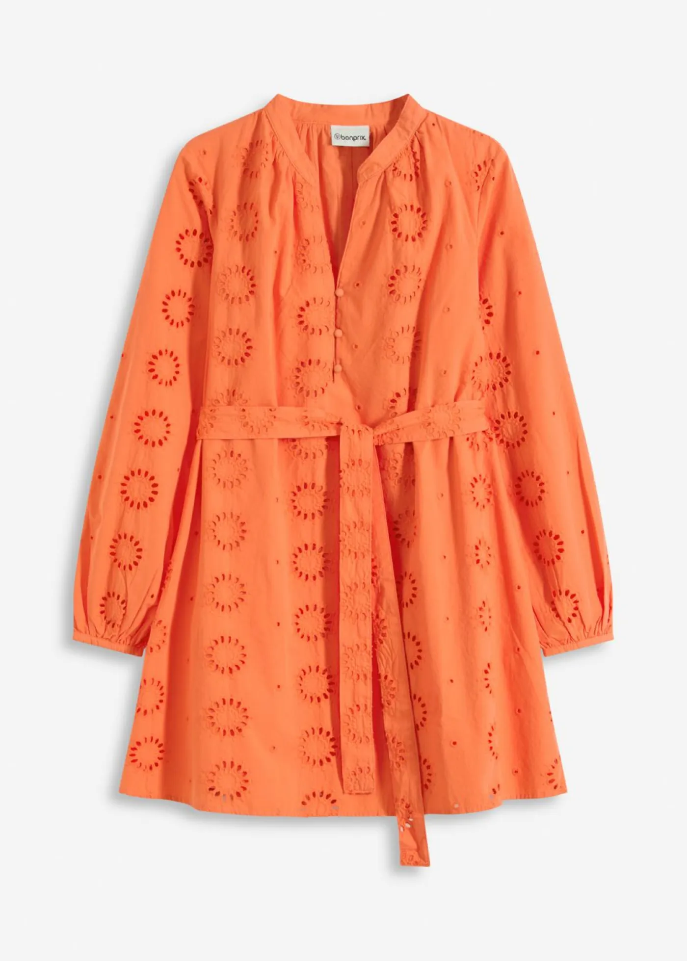 Clearance Vestido camisero de algodón orgánico puro Mujer Vestidos