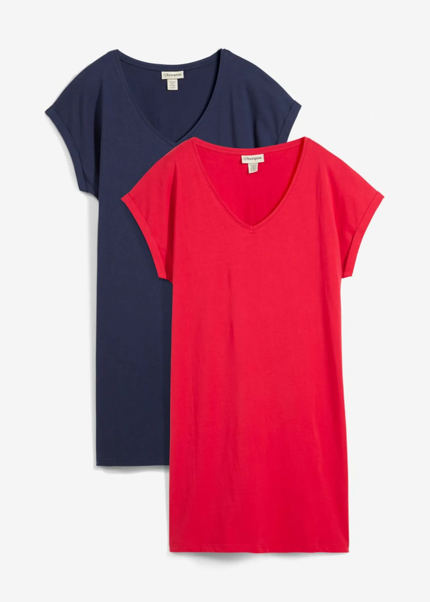 Hot Vestido camisero de algodón orgánico puro (2 unidades) Mujer Básicos|Vestidos