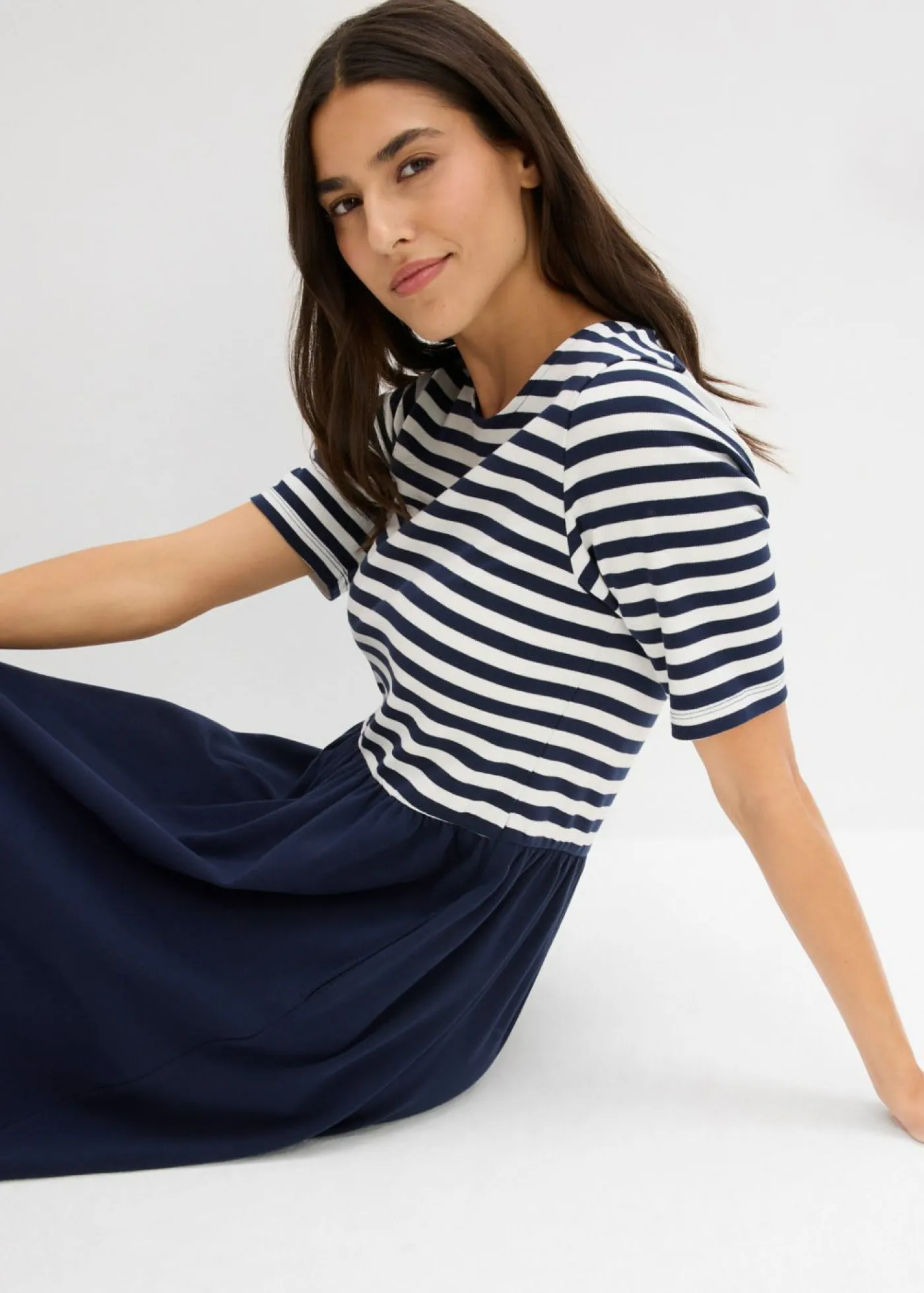 Vestido camisero de algodón puro Mujer Vestidos|Novedades