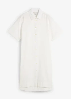 Sale Vestido camisero de algodón puro Mujer Vestidos