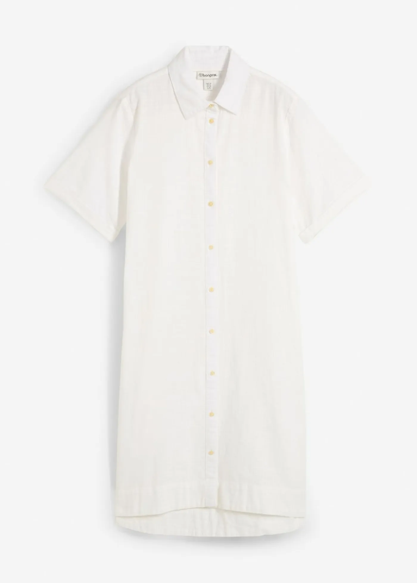 Sale Vestido camisero de algodón puro Mujer Vestidos