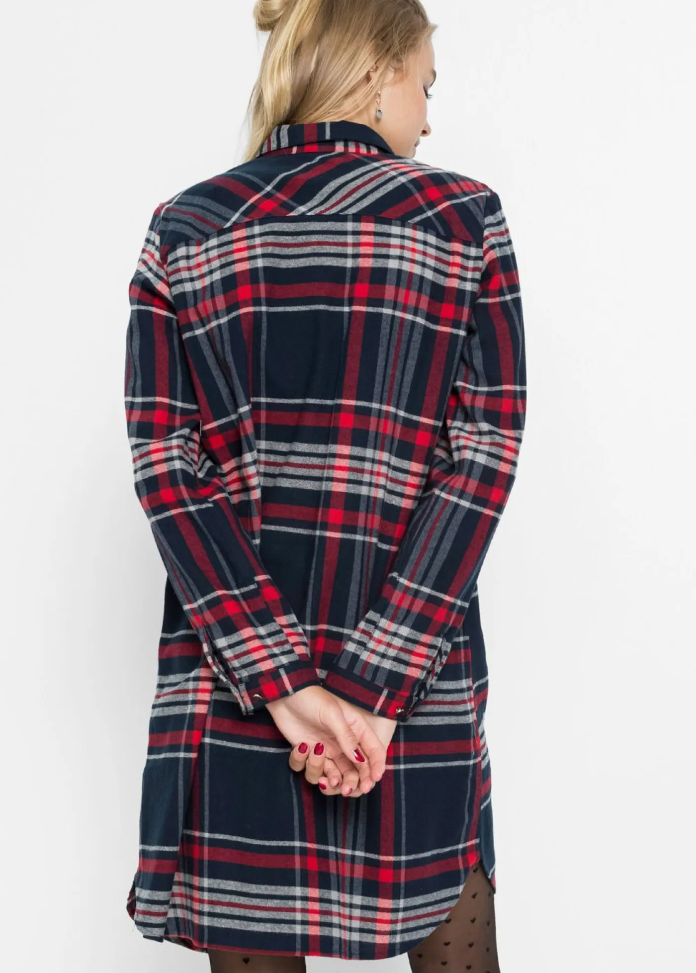 Clearance Vestido camisero de algodón puro Mujer Vestidos