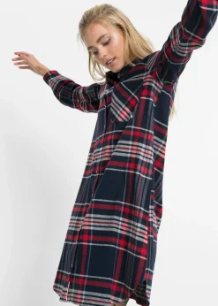 Clearance Vestido camisero de algodón puro Mujer Vestidos