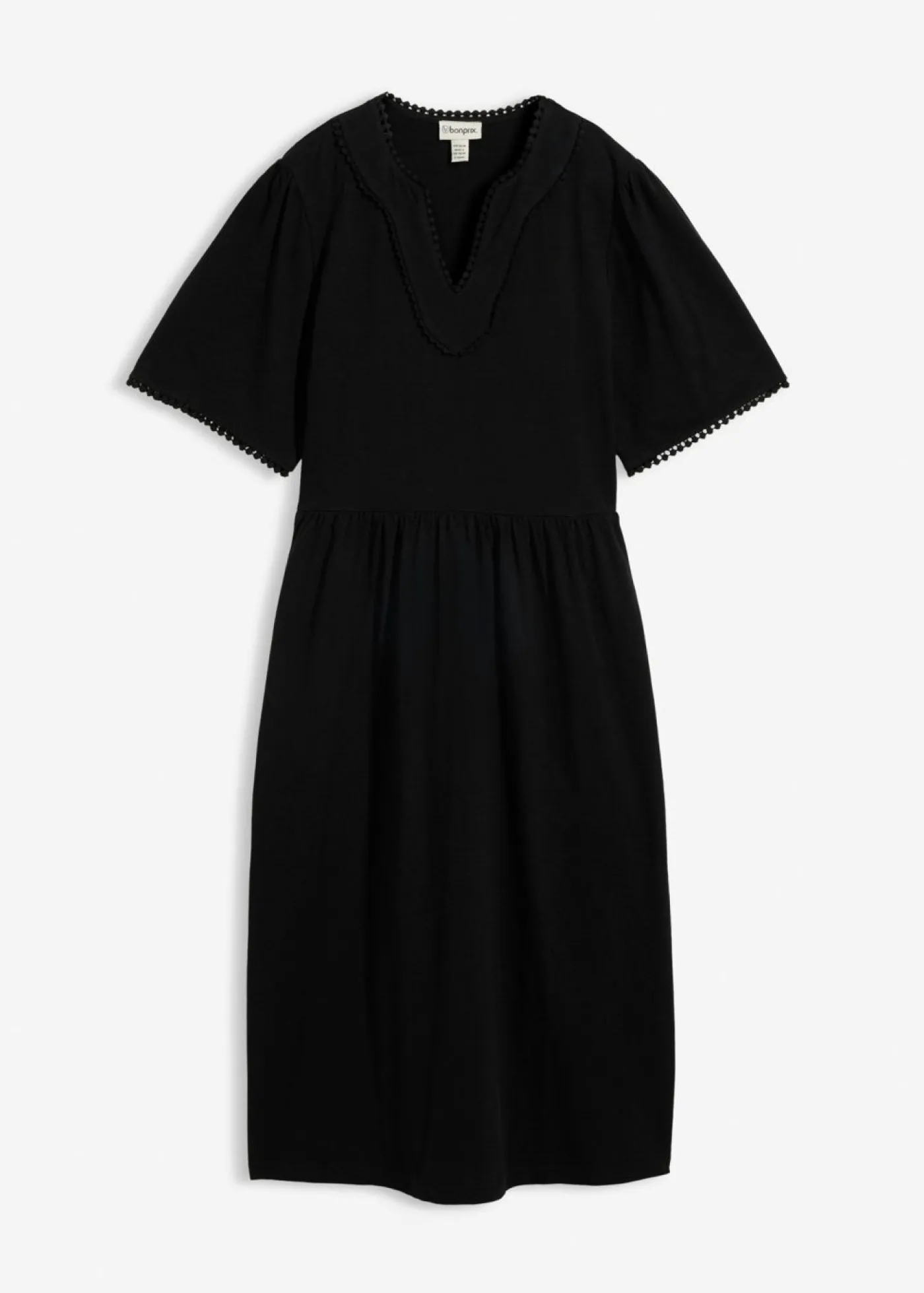 Sale Vestido camisero de algodón puro Mujer Vestidos|Novedades