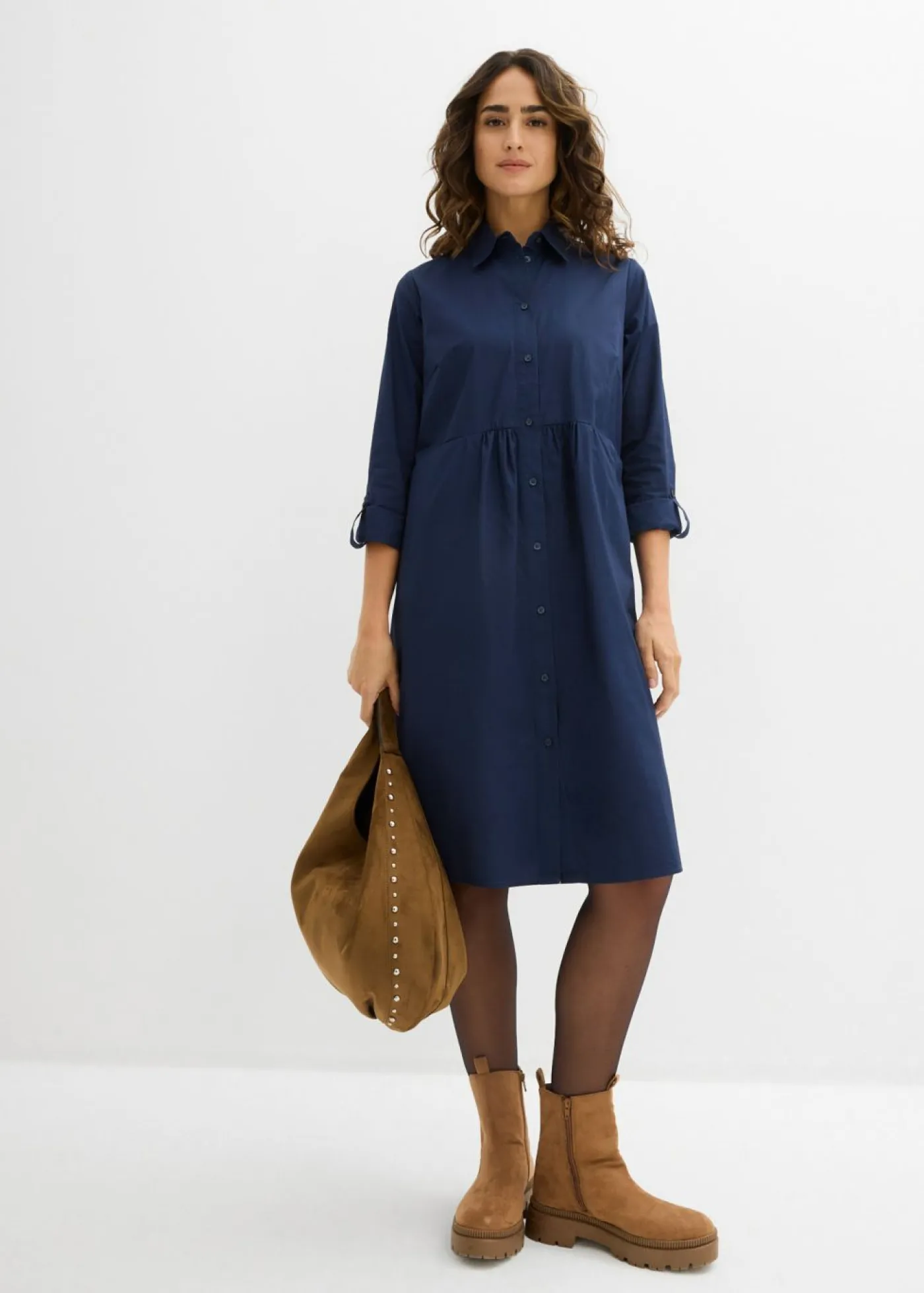 Best Vestido camisero de algodón puro Mujer Vestidos