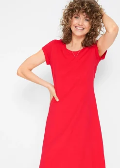 Discount Vestido camisero de algodón orgánico puro Mujer Básicos|Vestidos